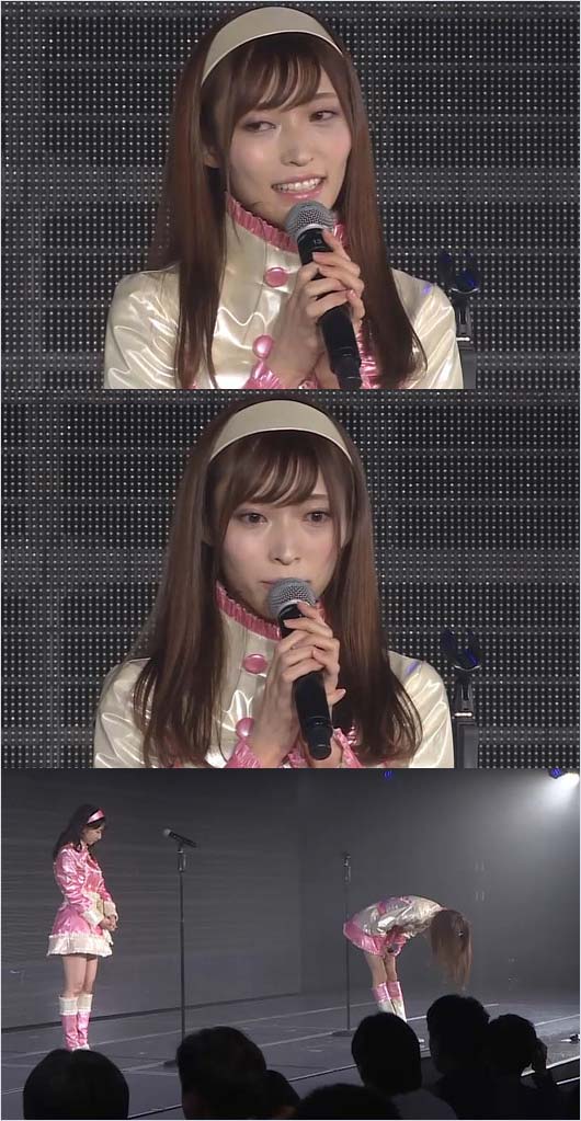 山口真帆がNGT48劇場3周年記念公演で謝罪