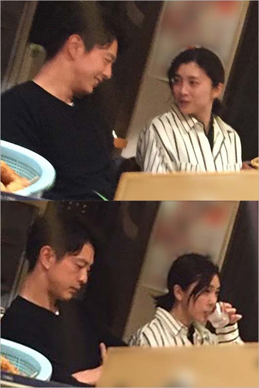 竹内結子＆中林大樹の焼き鳥デート画像
