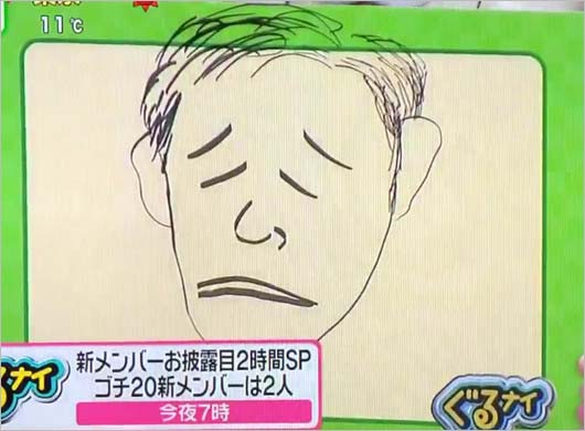 ゴチ20新男性メンバー似顔絵