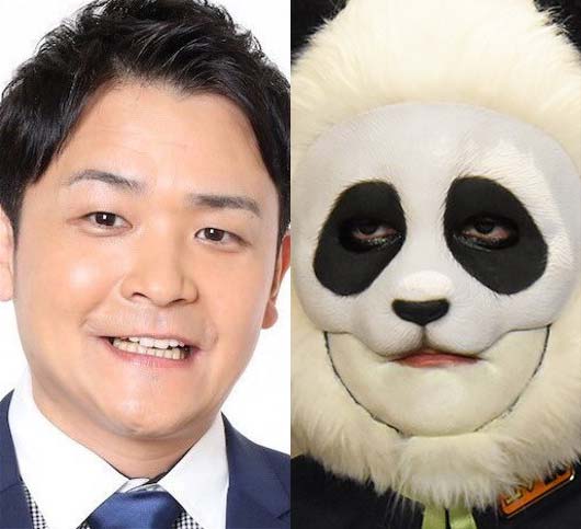 千鳥ノブとパンダ