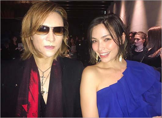YOSHIKIと長嶺シャノン