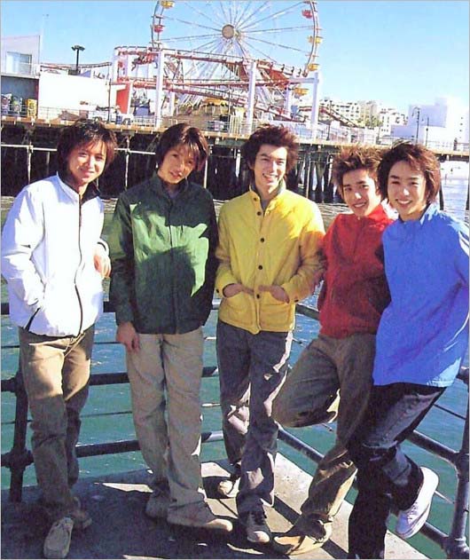 嵐サンタモニカでのカレンダー撮影