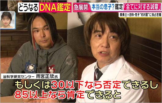 DNA鑑定受けた美勇士