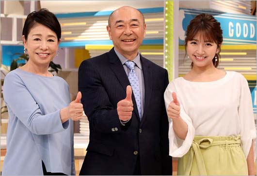 直撃LIVE グッディ!司会の安藤優子・高橋克実・三田友梨佳