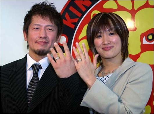 金本浩二と元妻・Hikaru