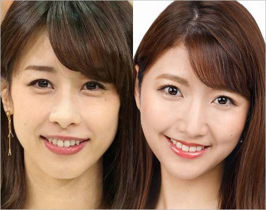 加藤綾子・三田友梨佳