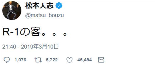 ダウンタウン松本人志のツイート