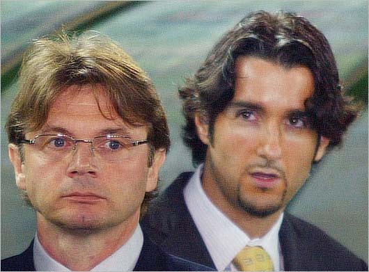 トルシエ元監督と通訳フローラン・ダバディ