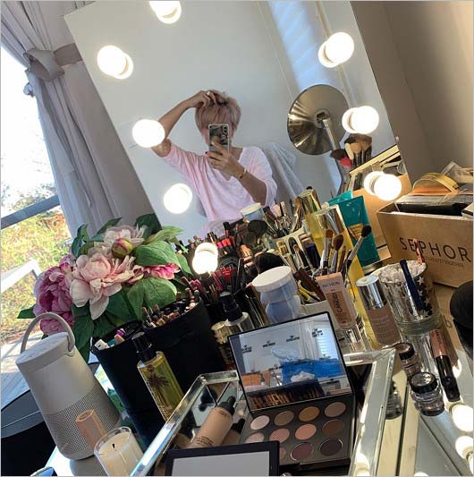 梅宮アンナの自宅・メイクルーム