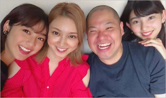 平祐奈・平愛梨・三瓶・姪の平蓮菜