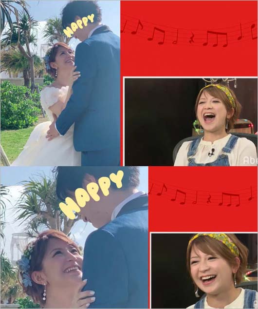 矢口真里が沖縄挙式報告