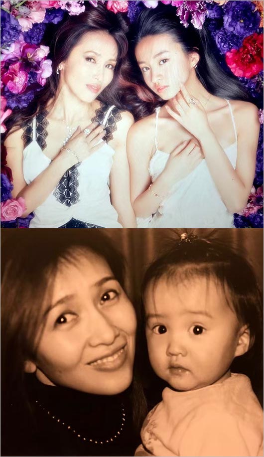 Kokiと工藤静香の2ショット画像