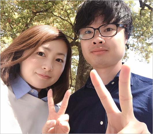 八木菜緒アナと柏原竜二夫妻