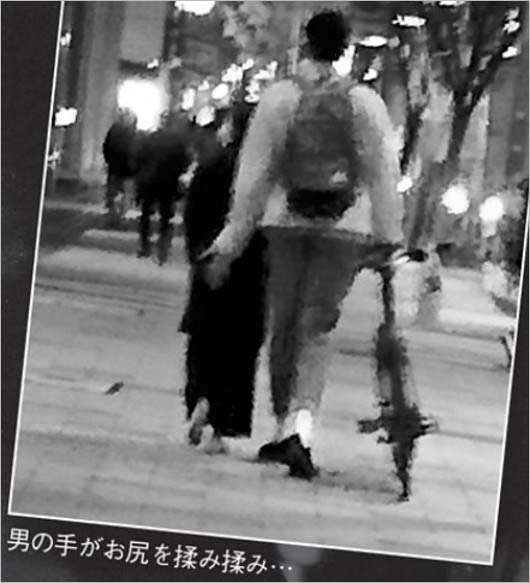 上原光紀アナと岩下達郎選手のフラッシュ密会現場画像1枚目