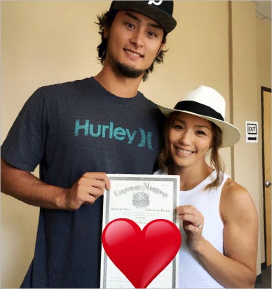 ダルビッシュ有と妻・山本聖子