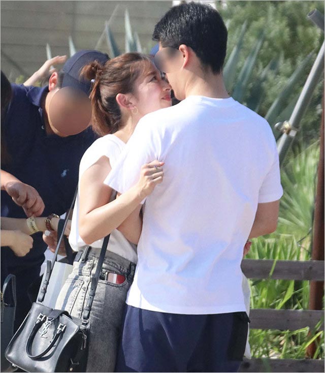 山本里菜アナと彼氏のBBQデート画像