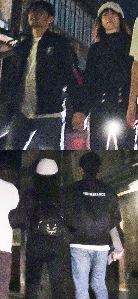 深田恭子と杉本宏之会長の金沢デート手つなぎ2ショット画像