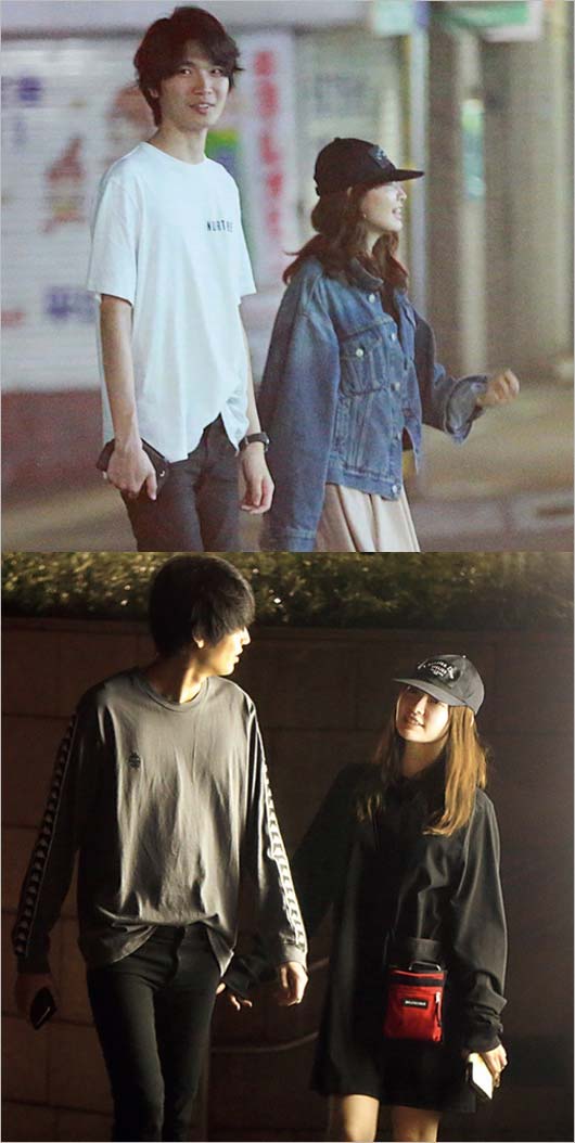 小嶋陽菜と宮本拓社長の2ショット画像