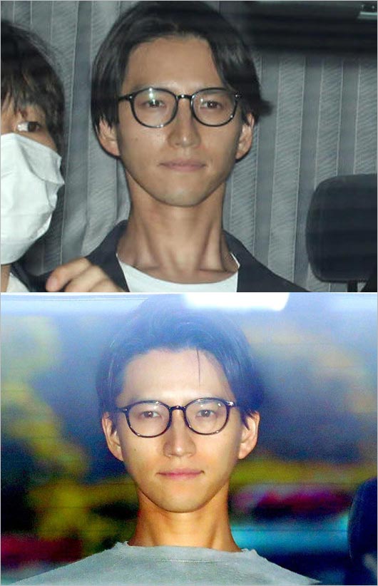 田口淳之介が大麻で逮捕後の微笑み画像