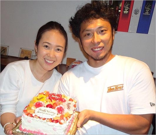 高畑百合子アナと堀江航選手