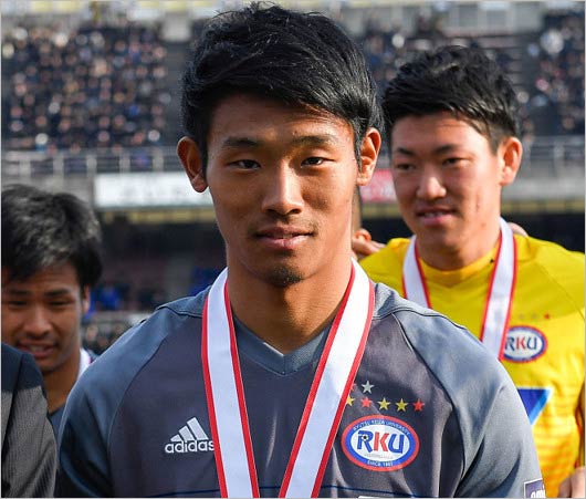 流通経済大学時代の守田英正選手