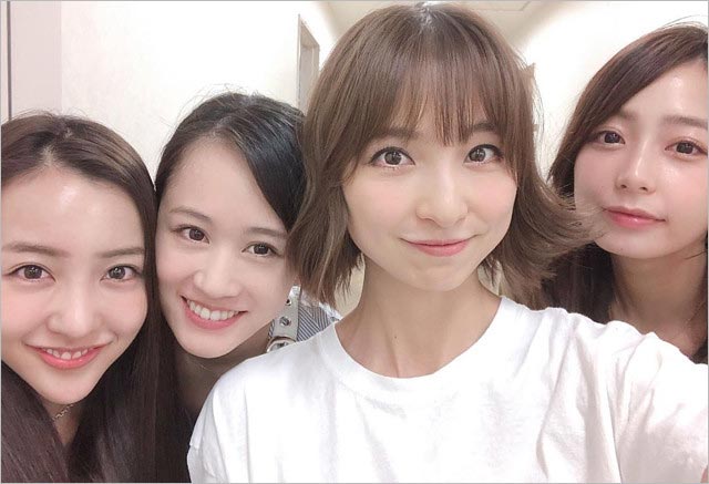 板野友美・前田敦子・篠田麻里子・宇垣美里アナ