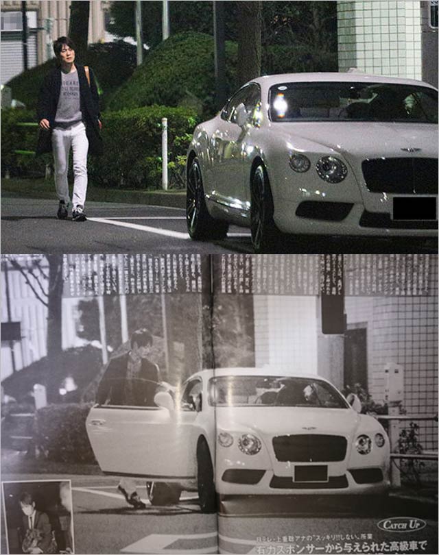 上重聡アナとベントレー