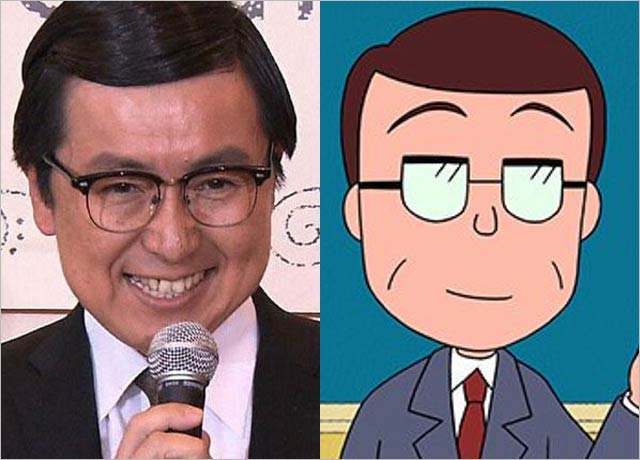 実写ドラマ『ちびまる子ちゃん』戸川先生役の笠井信輔アナウンサー