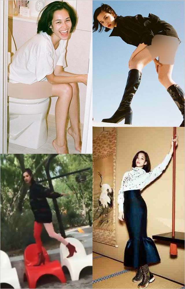 水原希子の行儀が悪い・下品な画像