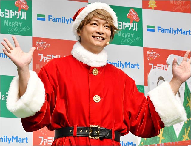 サンタ姿の香取慎吾