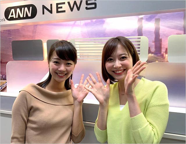 紀真耶アナ&久冨慶子アナ