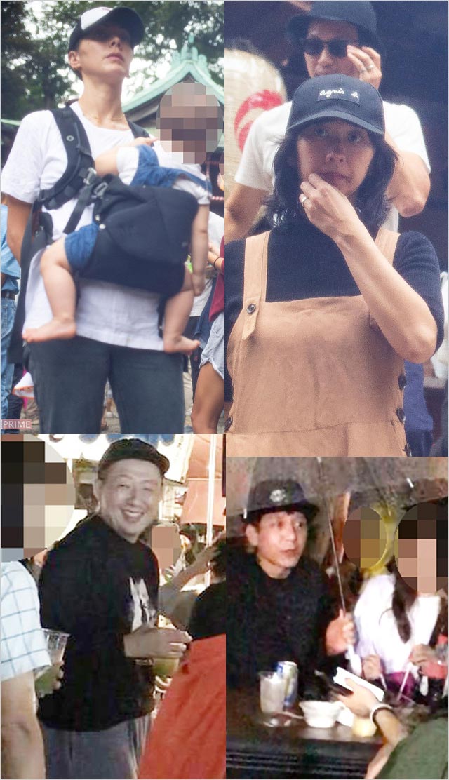 土屋アンナ・優香&青木崇高・荒川良々・勝村政信ファミリーが秋祭りに参加