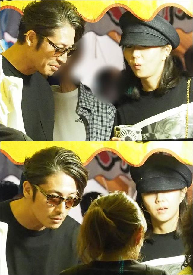 玉木宏&木南晴夏の秋祭りツーショット画像