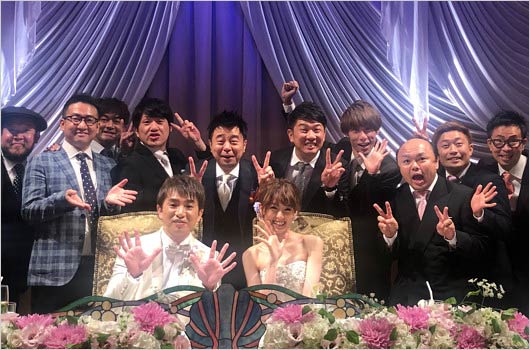 濱口優・南明奈の結婚式画像