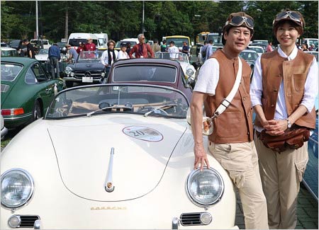 唐沢寿明の愛車「ポルシェ 356スピードスター 1954年型」