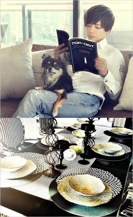 冬月翔(細矢義明)の自宅、インスタグラム画像