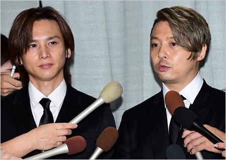キンキキッズがジャニー喜多川社長のお別れ会に参列時の画像