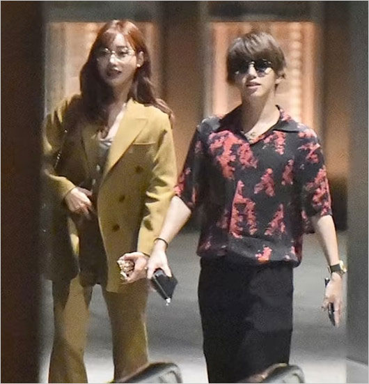 フライデーのマイファスHiroと明日花キララのデート画像