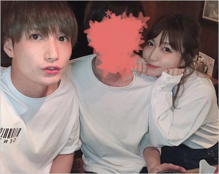 あいのり桃と新彼氏&俳優・モデルのかっちこと井深克彦