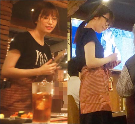 『焼肉 IWA』でアルバイトする島崎遥香