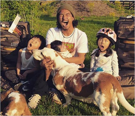 國母和宏と子供