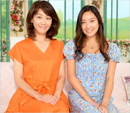 高田万由子と長女・向日葵