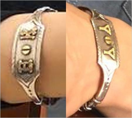 矢地祐介選手と川口春奈のお揃いブレスレット