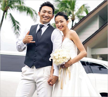 広島カープ鈴木誠也選手 畠山愛理が結婚 交際1年で入籍 ハワイ挙式写真公開 画像あり 今日の最新芸能ゴシップニュースサイト 芸トピ