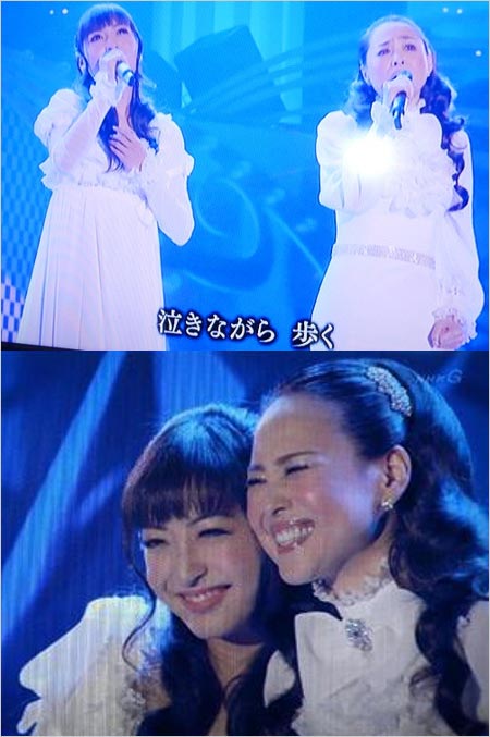 2011年のNHK紅白歌合戦で共演した神田沙也加＆松田聖子