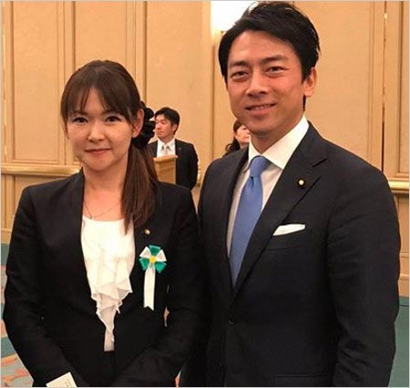 加藤喜代美市議会議員と小泉進次郎議員