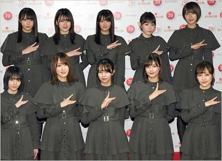 紅白出演の欅坂46リハーサル取材写真
