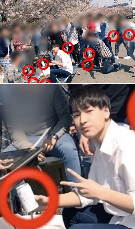 JO1金城碧海の未成年飲酒流出写真