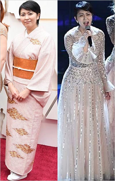 アカデミー賞で着物・ドレス姿の松たか子
