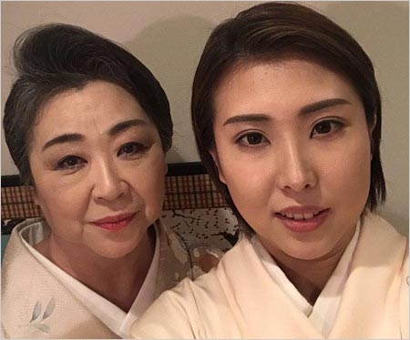 春本由香と母・河合盛恵